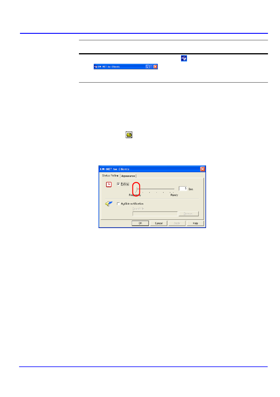 Settings, To settings | Kyocera KM-NET User Manual | Page 12 / 64