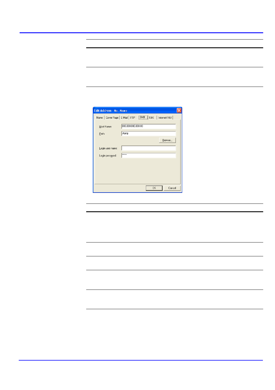 Smb tab | Kyocera KM-NET User Manual | Page 42 / 64