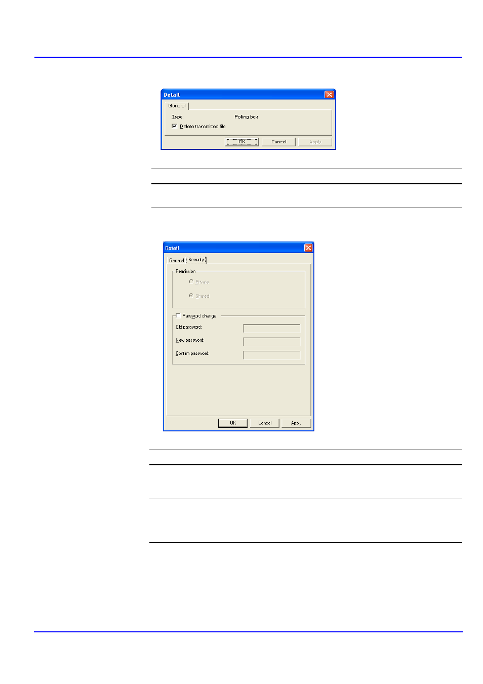 Security tab | Kyocera KM-NET User Manual | Page 59 / 64