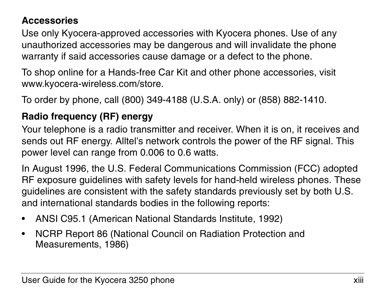 Kyocera 3200 series User Manual | Page 13 / 155