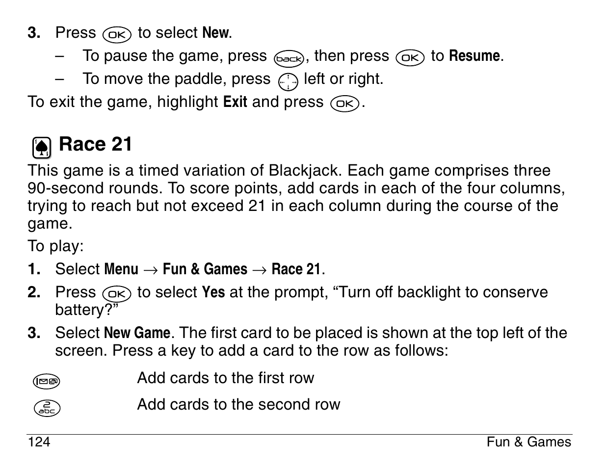 Race 21 | Kyocera 3200 series User Manual | Page 142 / 155