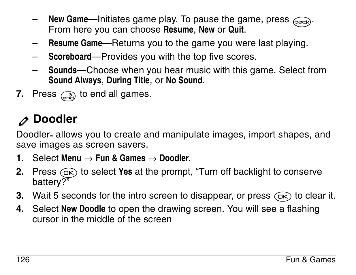 Doodler | Kyocera 3200 series User Manual | Page 144 / 155