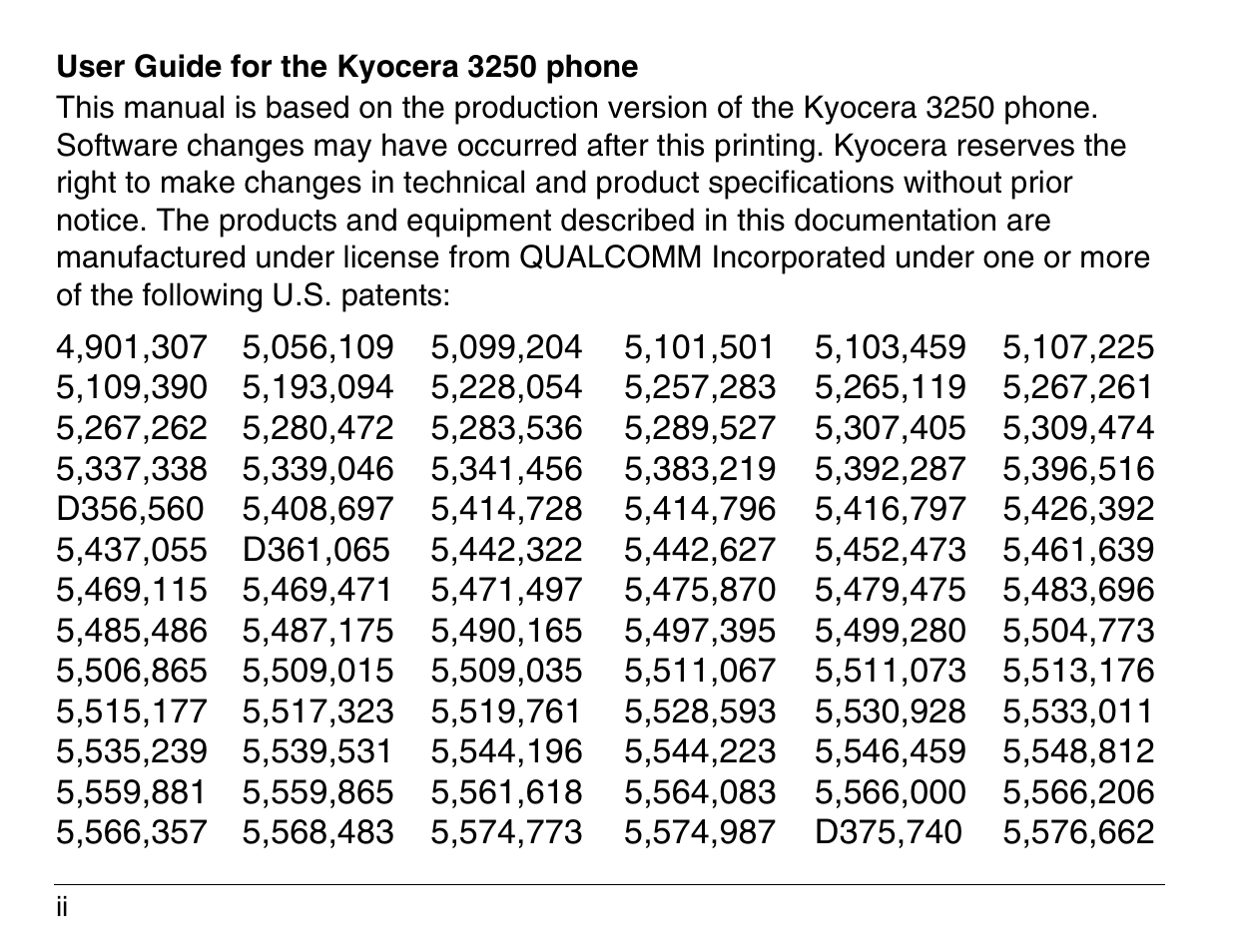 Kyocera 3200 series User Manual | Page 2 / 155