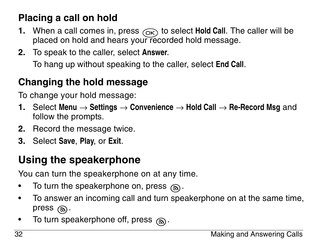 Using the speakerphone | Kyocera 3200 series User Manual | Page 50 / 155