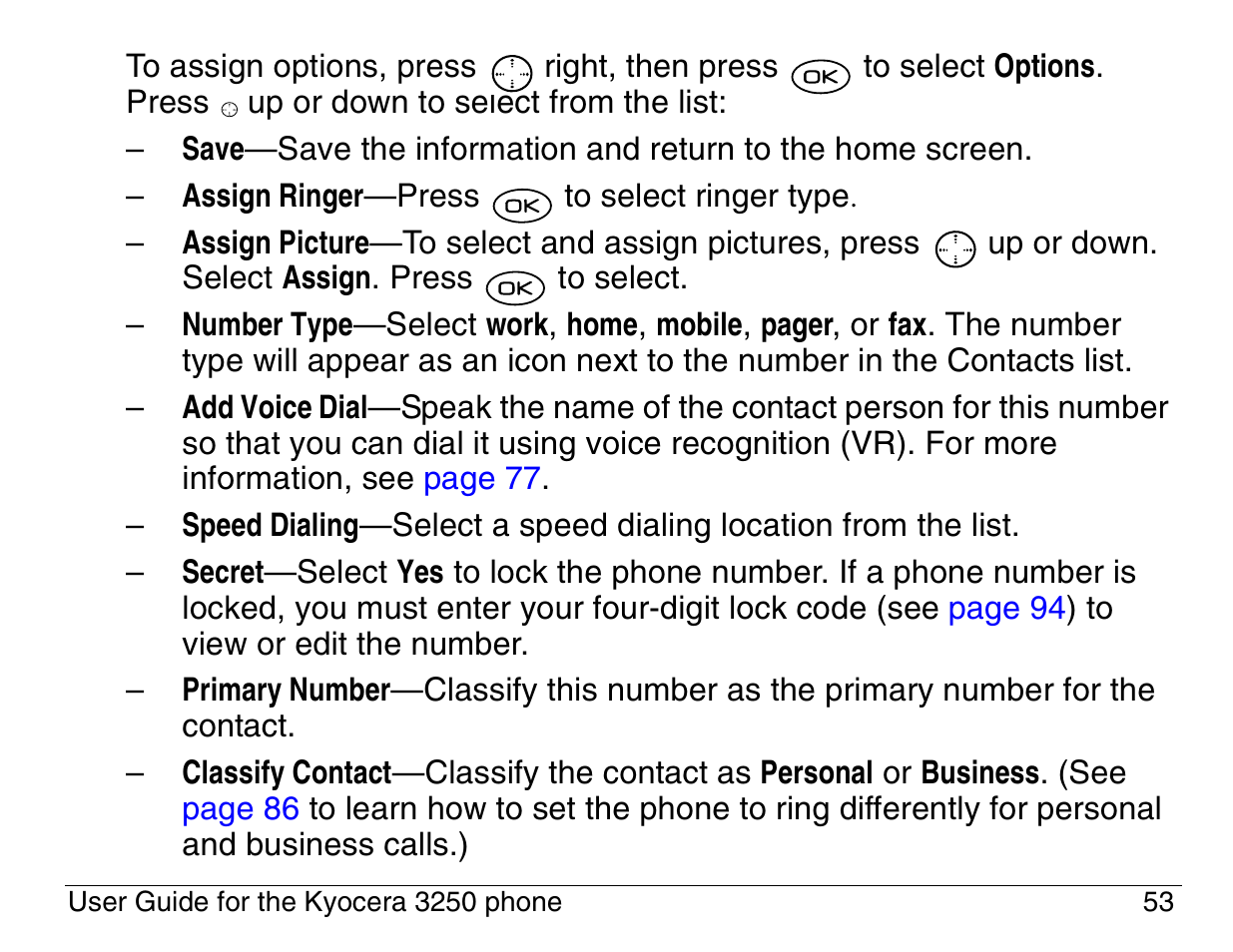 Kyocera 3200 series User Manual | Page 71 / 155