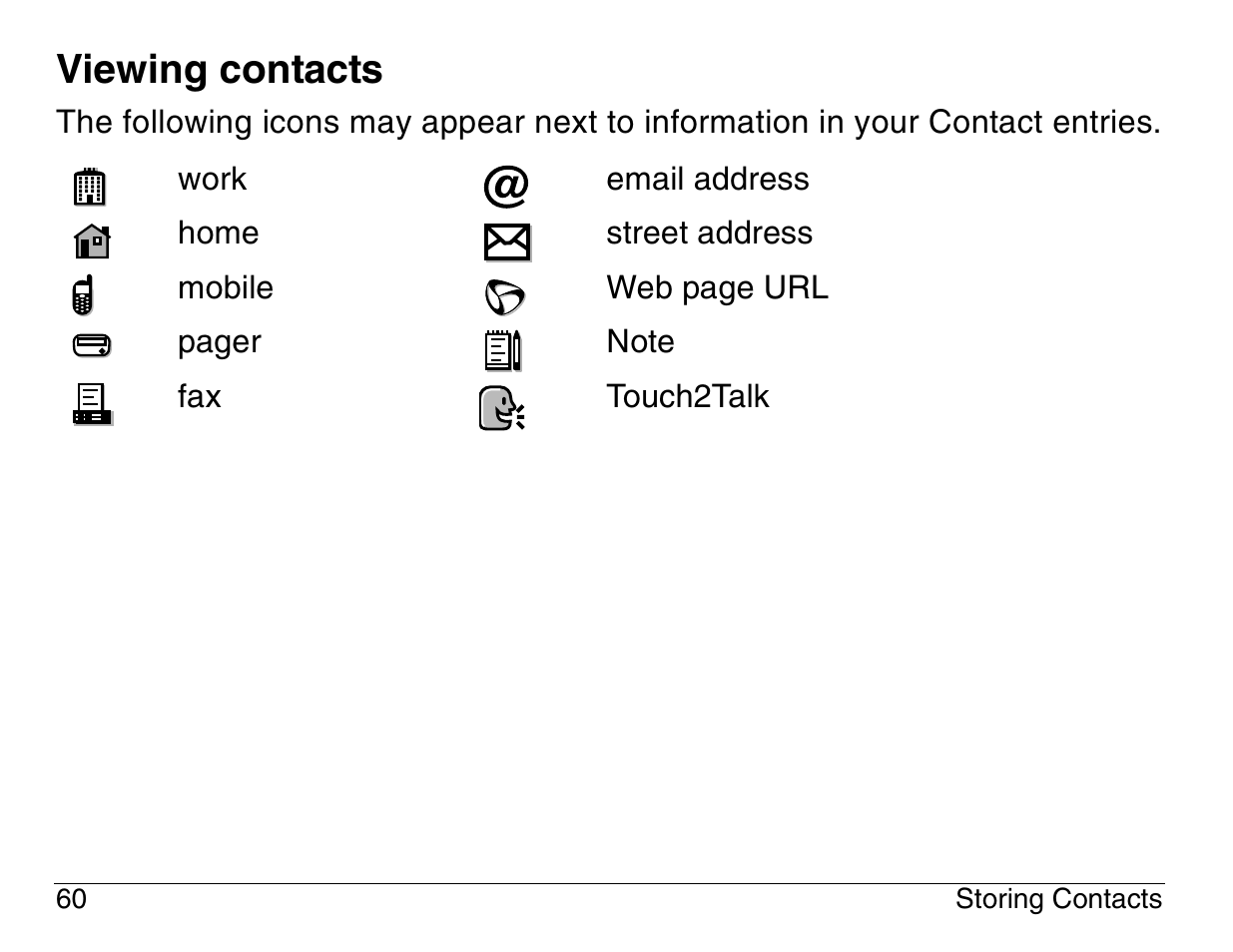 Viewing contacts | Kyocera 3200 series User Manual | Page 78 / 155