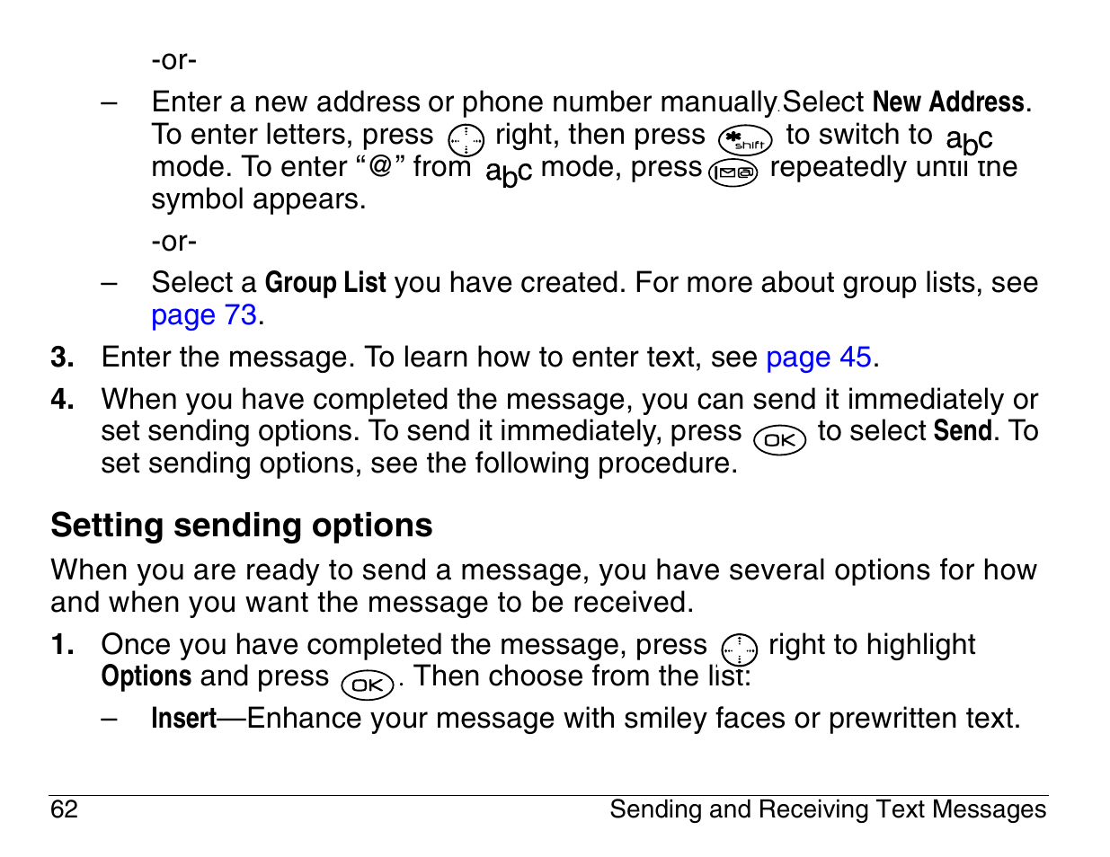 Setting sending options | Kyocera 3200 series User Manual | Page 80 / 155