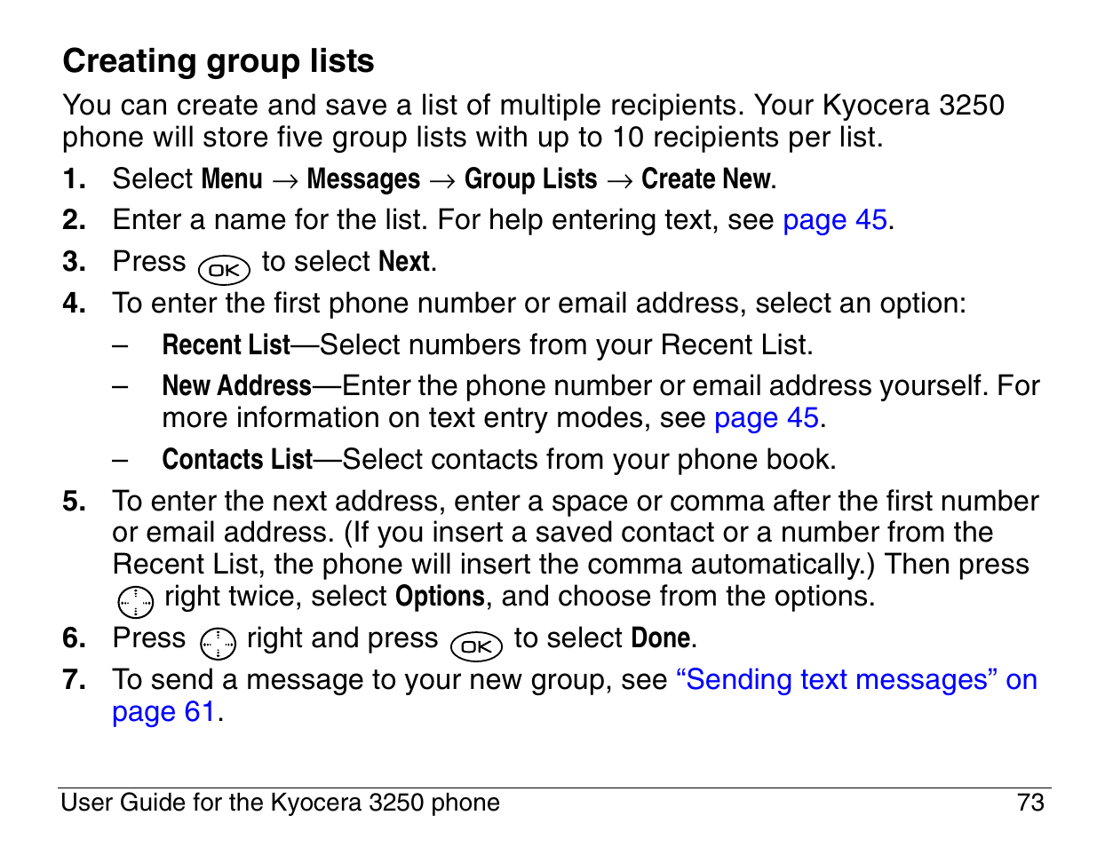 Kyocera 3200 series User Manual | Page 91 / 155