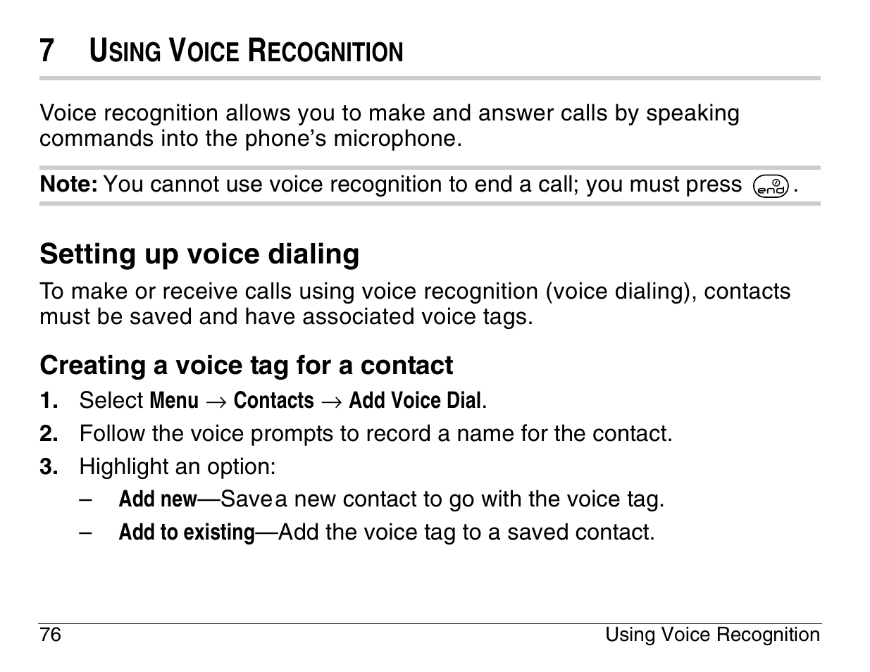 Setting up voice dialing | Kyocera 3200 series User Manual | Page 94 / 155