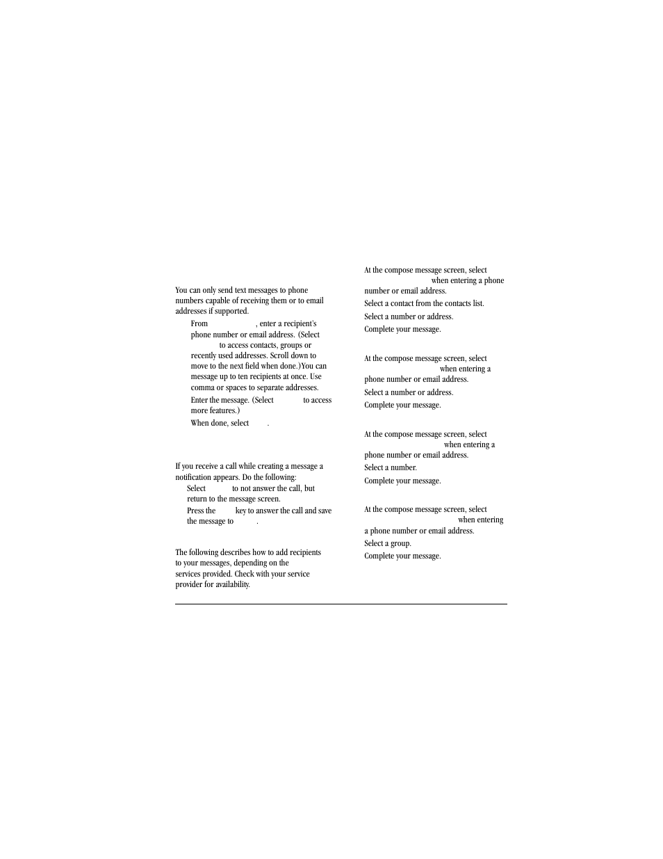 Send messages | Kyocera Jax S1300 User Manual | Page 23 / 68