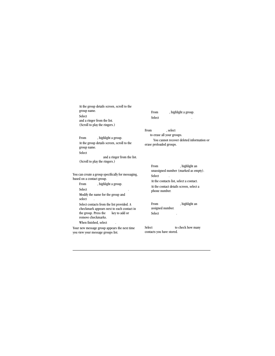 Speed dial list, Check contacts | Kyocera Jax S1300 User Manual | Page 39 / 68