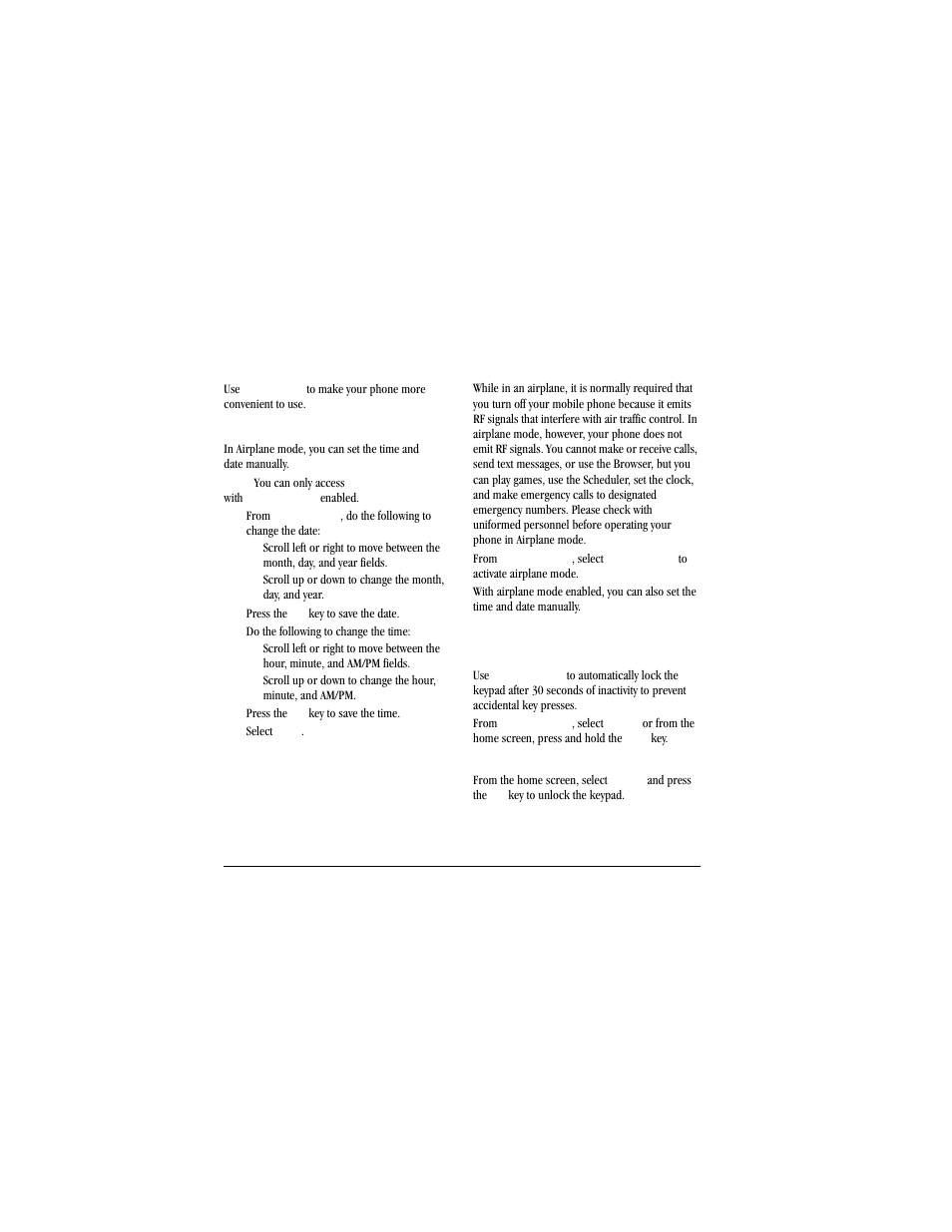 Convenience | Kyocera Jax S1300 User Manual | Page 52 / 68