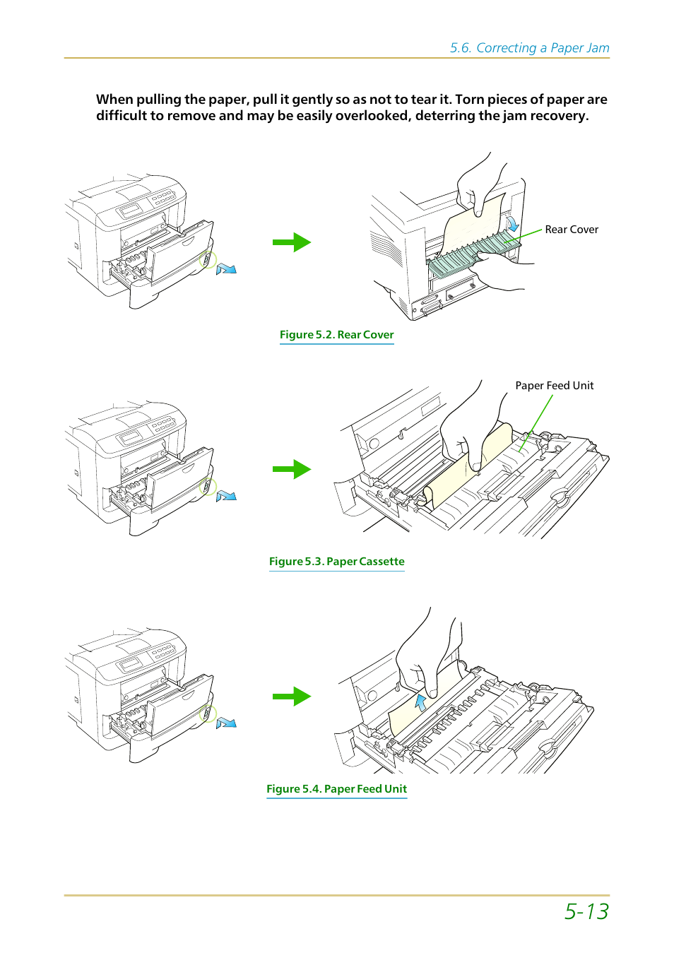 Figure 5.2 . cl, E figure 5.3, Ee figure 5.4 . retu | Kyocera FS-1700 User Manual | Page 100 / 154