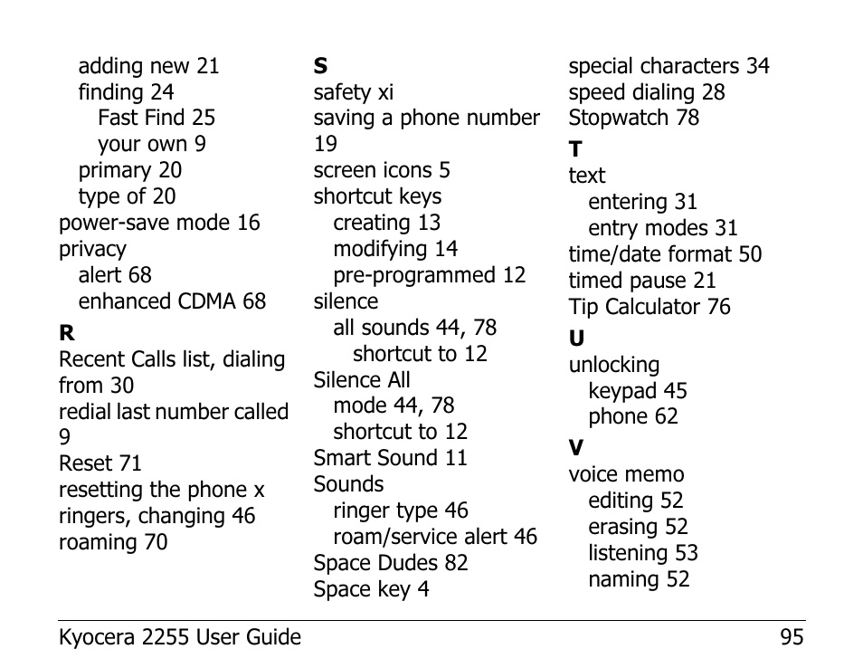 Kyocera 2255 User Manual | Page 109 / 110