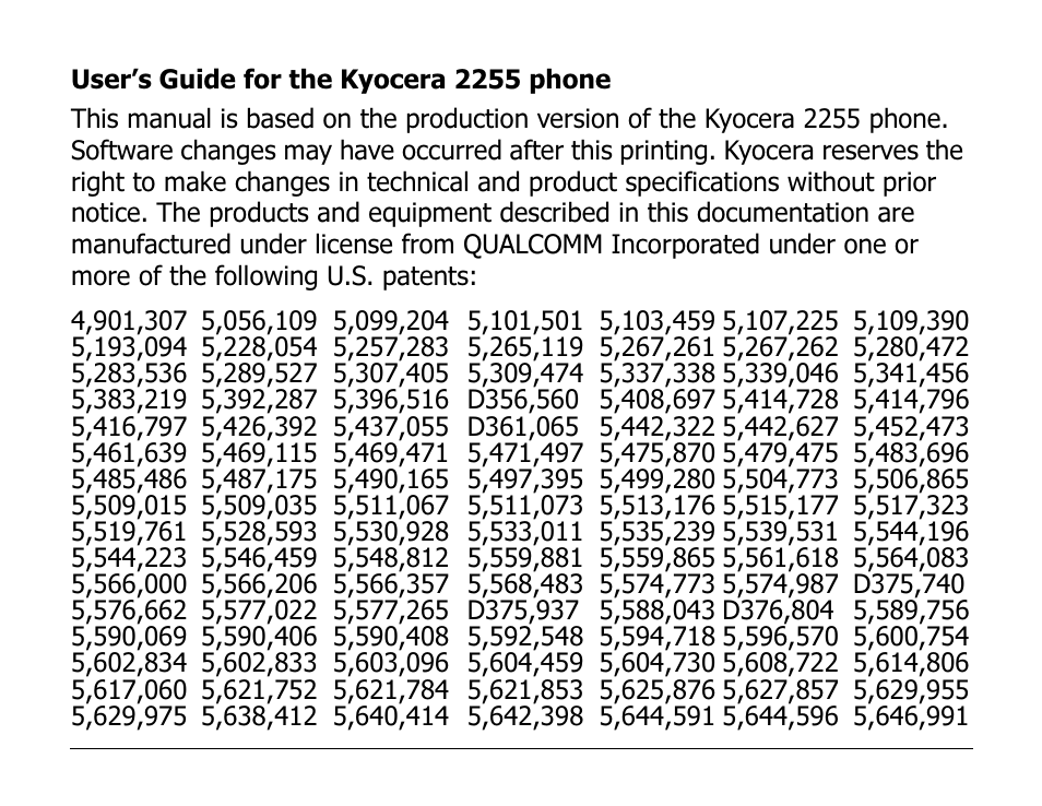 Kyocera 2255 User Manual | Page 2 / 110