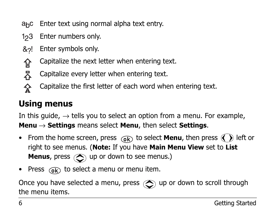 Using menus | Kyocera 2255 User Manual | Page 20 / 110