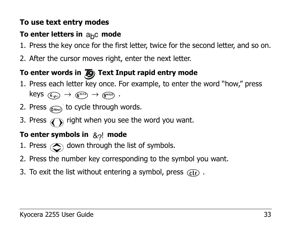 Kyocera 2255 User Manual | Page 47 / 110