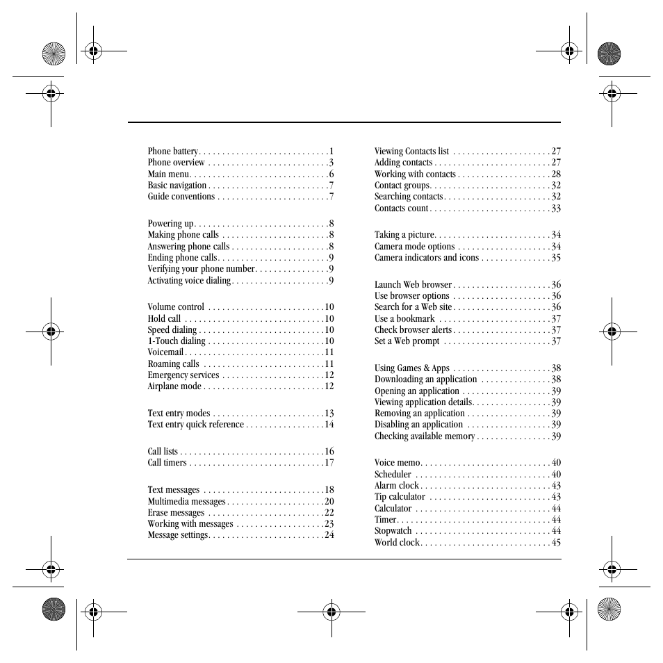Able, Ontents | Kyocera S4000 User Manual | Page 7 / 80