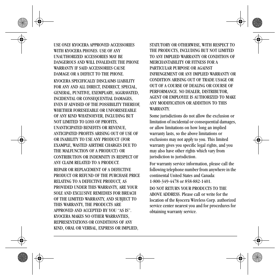 Kyocera S4000 User Manual | Page 73 / 80