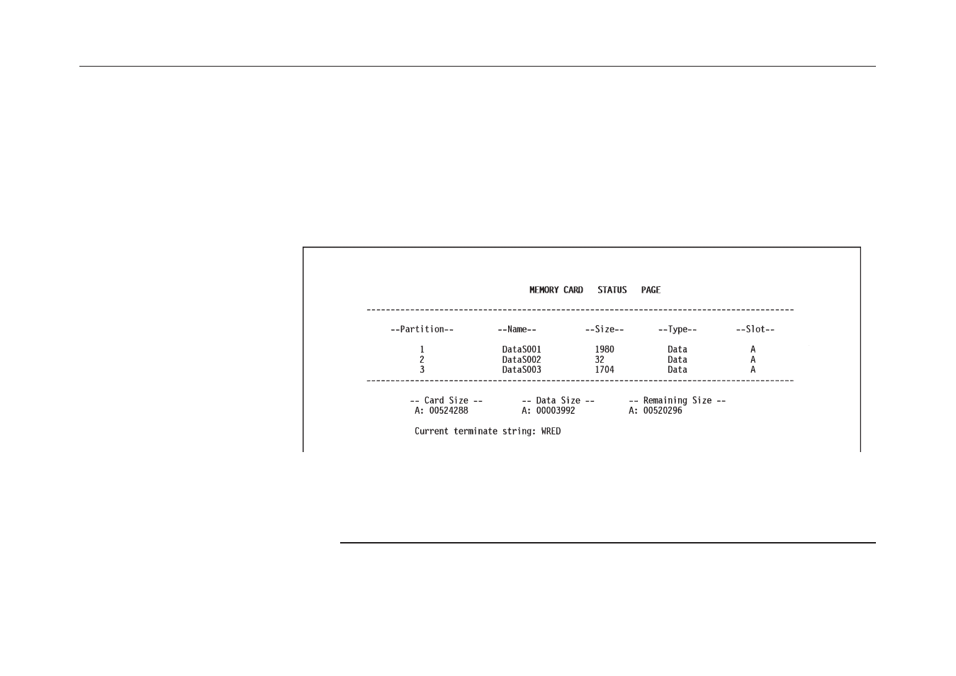 Printing a list of data names (partitions) | Kyocera FS-6700 User Manual | Page 119 / 224