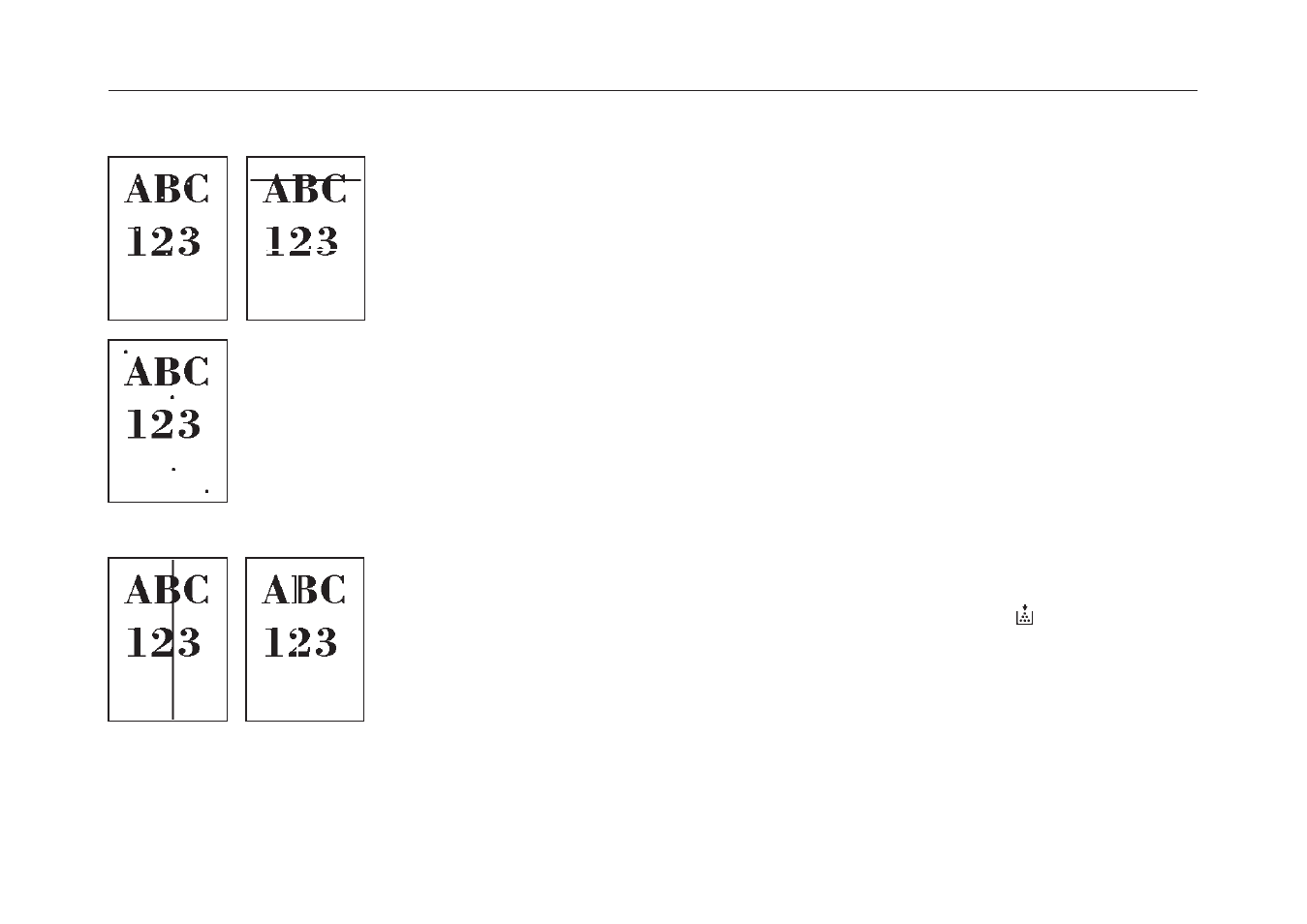 Dropouts, horizontal streaks, stray dots, Black or white vertical streaks | Kyocera FS-6700 User Manual | Page 151 / 224