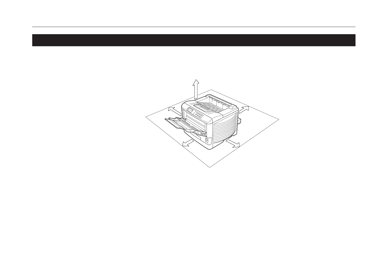 Positioning the printer, Positioning the printer - 2, Clearance | Kyocera FS-6700 User Manual | Page 27 / 224