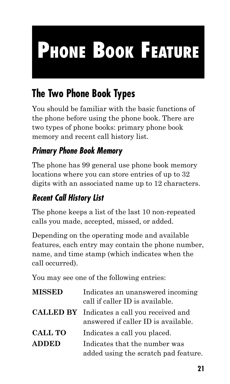 Hone, Eature | Kyocera Q Phone User Manual | Page 21 / 60