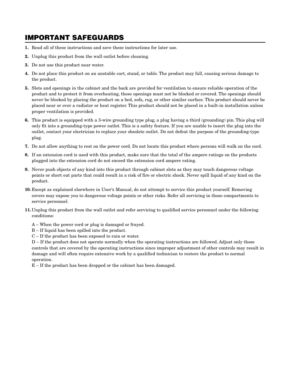 Important safeguards | Kyocera FS-5900C User Manual | Page 4 / 132