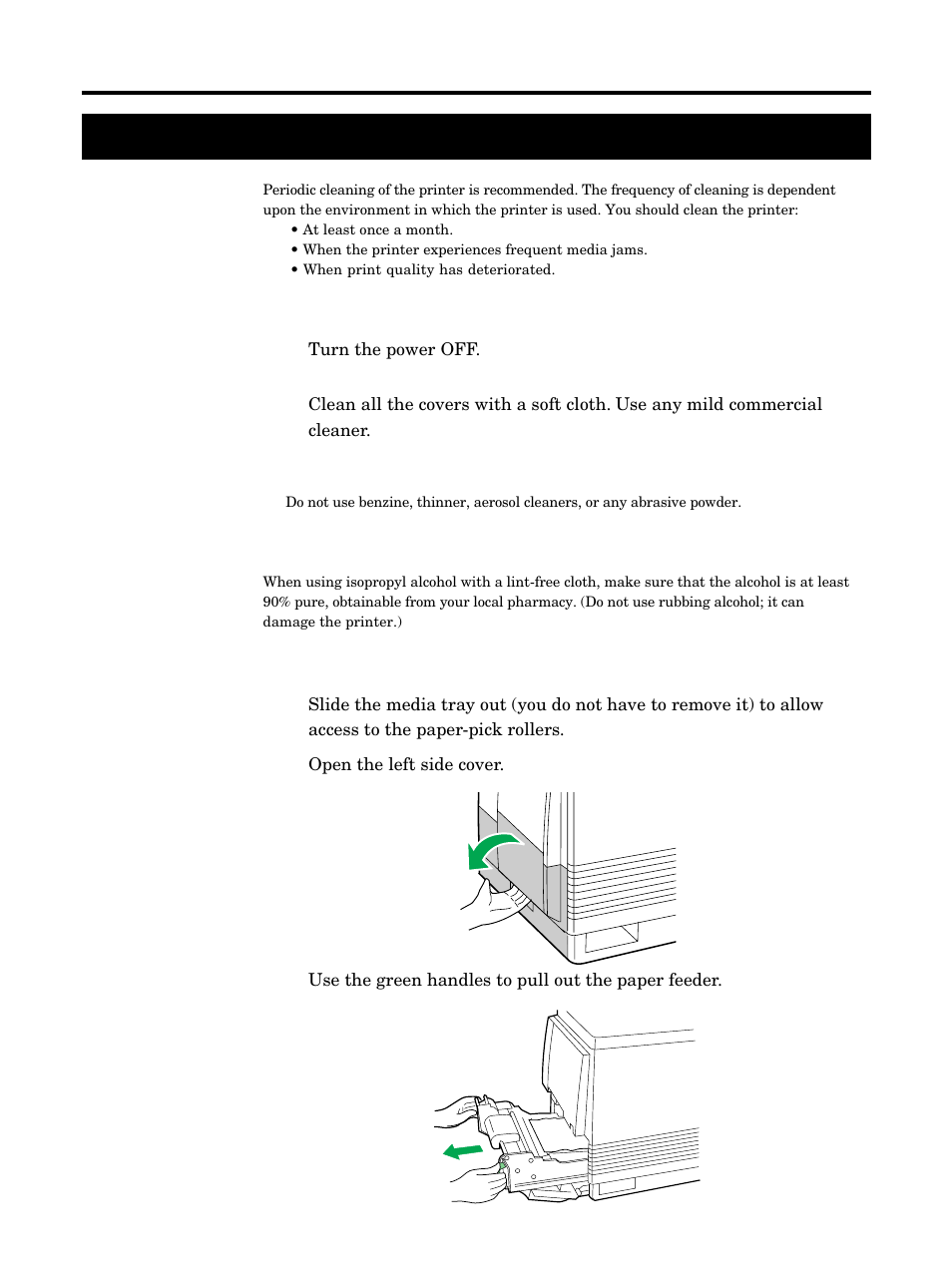 Care and maintenance, Cleaning, Chapter 4 | Care and, Maintenance | Kyocera FS-5900C User Manual | Page 77 / 132