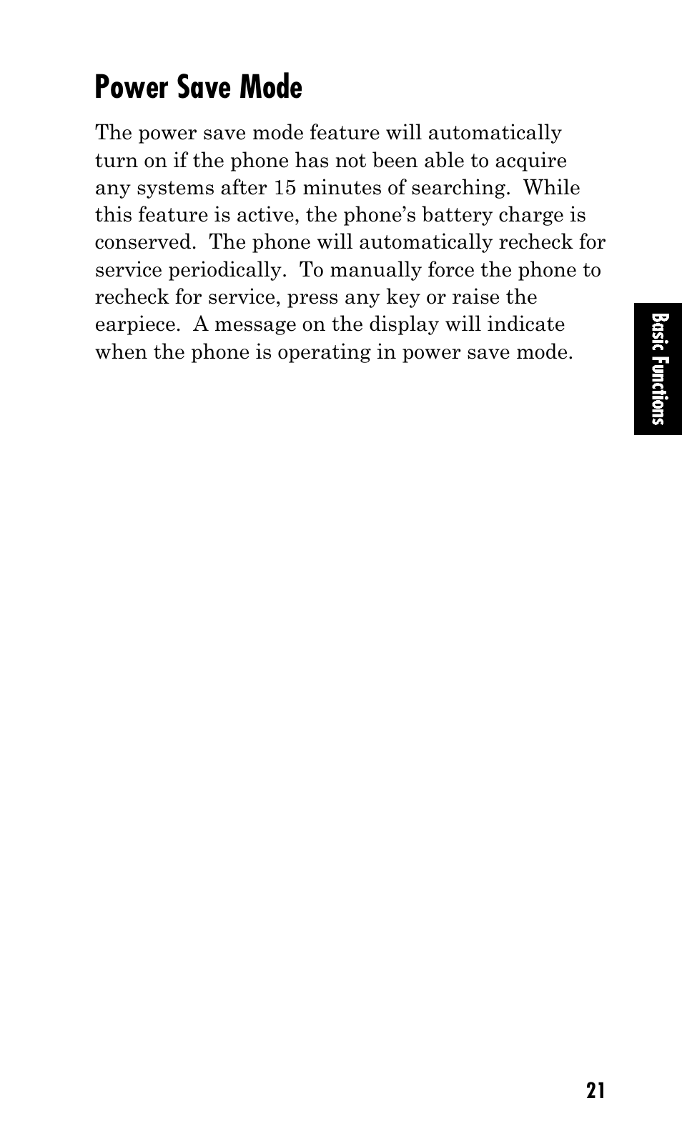 Power save mode | Kyocera Mita FS-1900 User Manual | Page 21 / 60