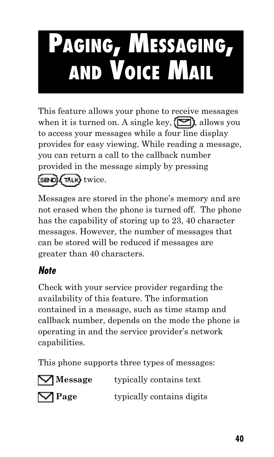 Aging, Essaging, Oice | Kyocera Mita FS-1900 User Manual | Page 40 / 60