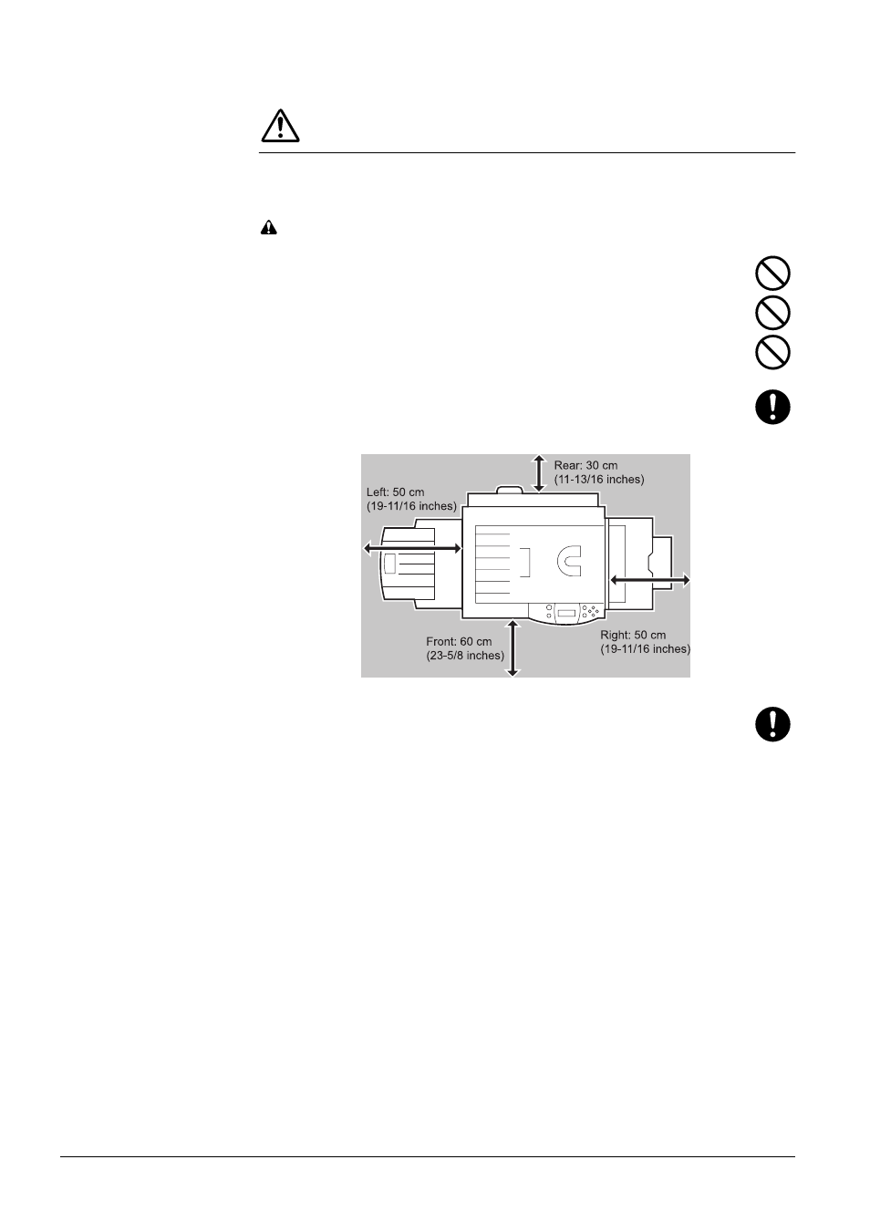 Installation precautions, Environment | Kyocera FS-C8008DN User Manual | Page 13 / 214