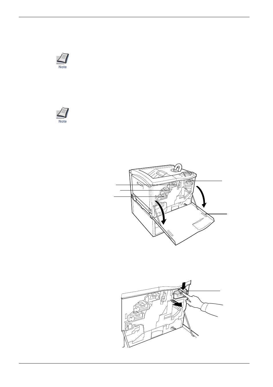 3 replacing the toner container, Replacing the toner container -4 | Kyocera FS-C8008DN User Manual | Page 172 / 214