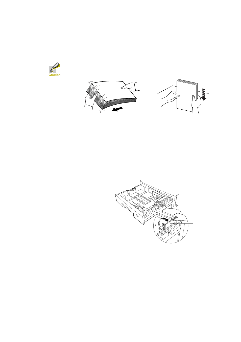 3 loading paper, 1 loading paper into the cassette, Loading paper -8 | Loading paper into the cassette -8 | Kyocera FS-C8008DN User Manual | Page 39 / 214