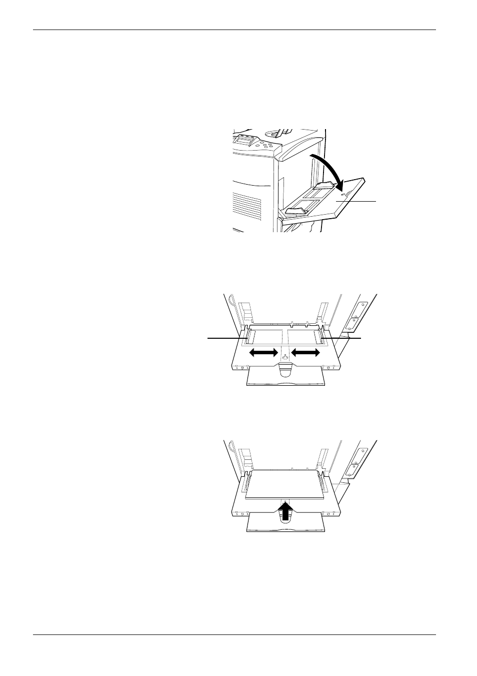 2 loading paper into the mp (multi-purpose) tray, Loading paper into the mp (multi-purpose) tray -10 | Kyocera FS-C8008DN User Manual | Page 41 / 214