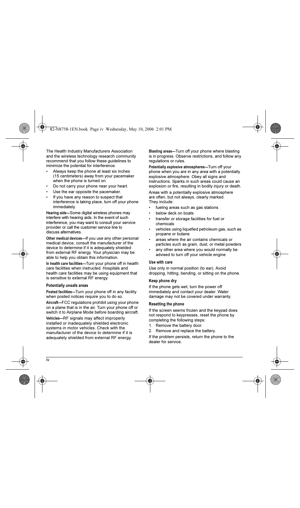 Kyocera Strobe K612b User Manual | Page 4 / 80