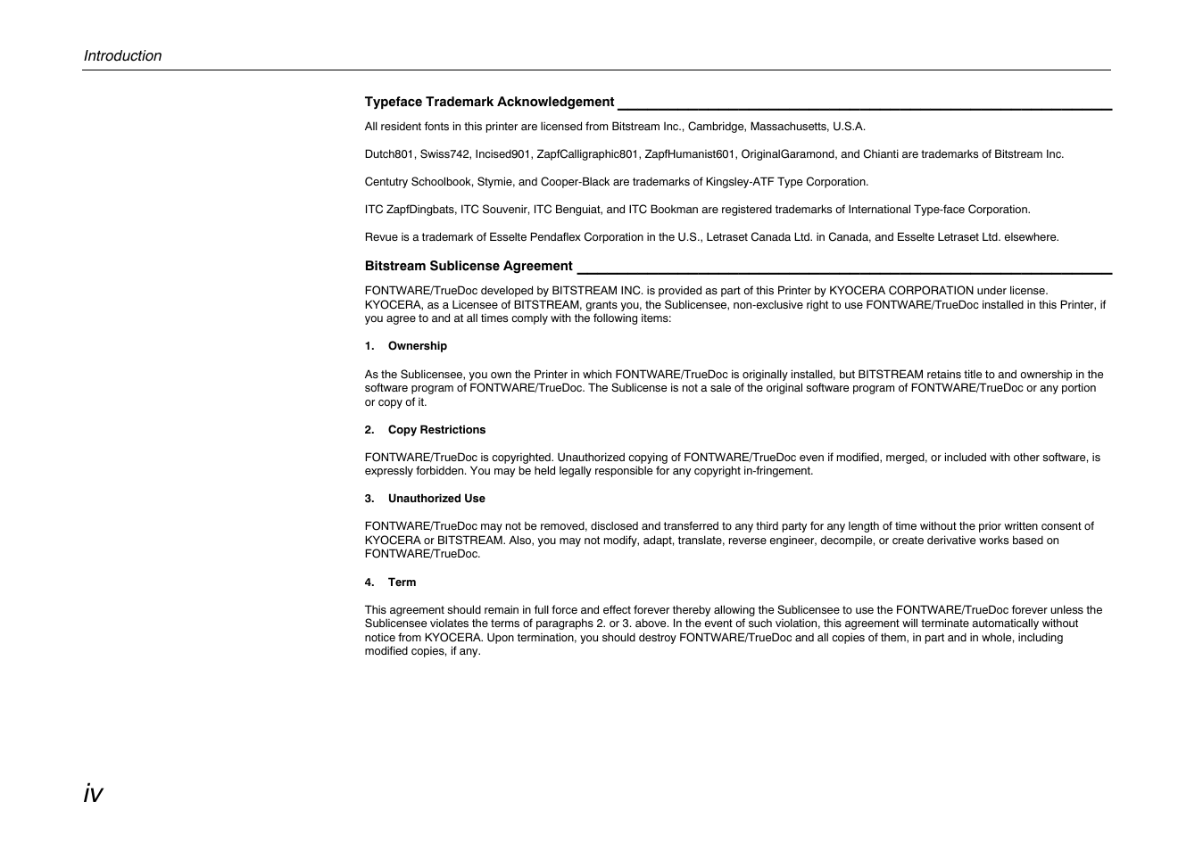 Kyocera FS-680 User Manual | Page 5 / 141