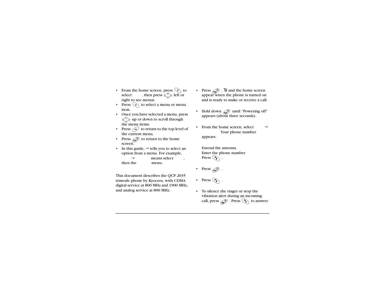 Kyocera QCP 2035 User Manual | Page 11 / 47