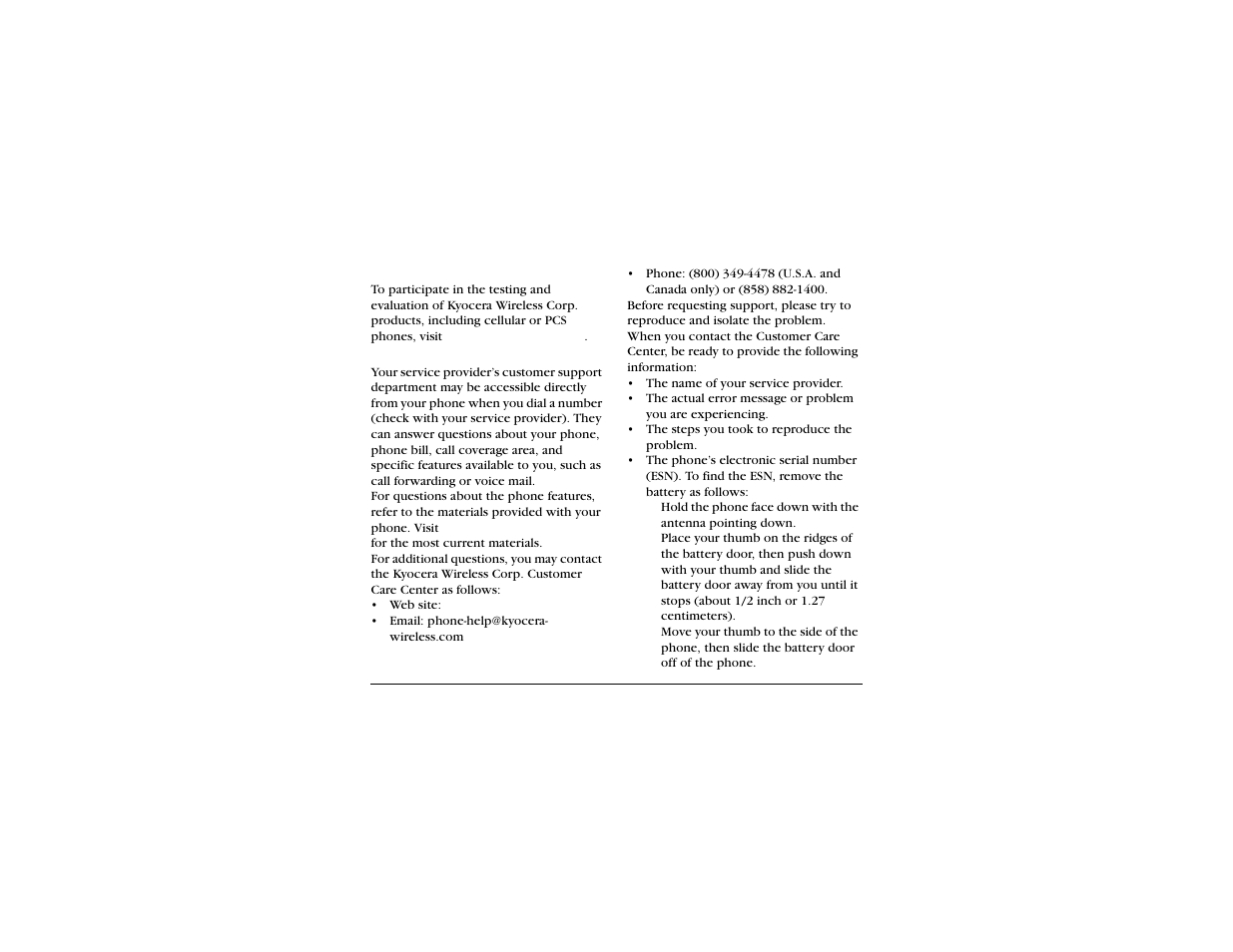 Kyocera QCP 2035 User Manual | Page 43 / 47