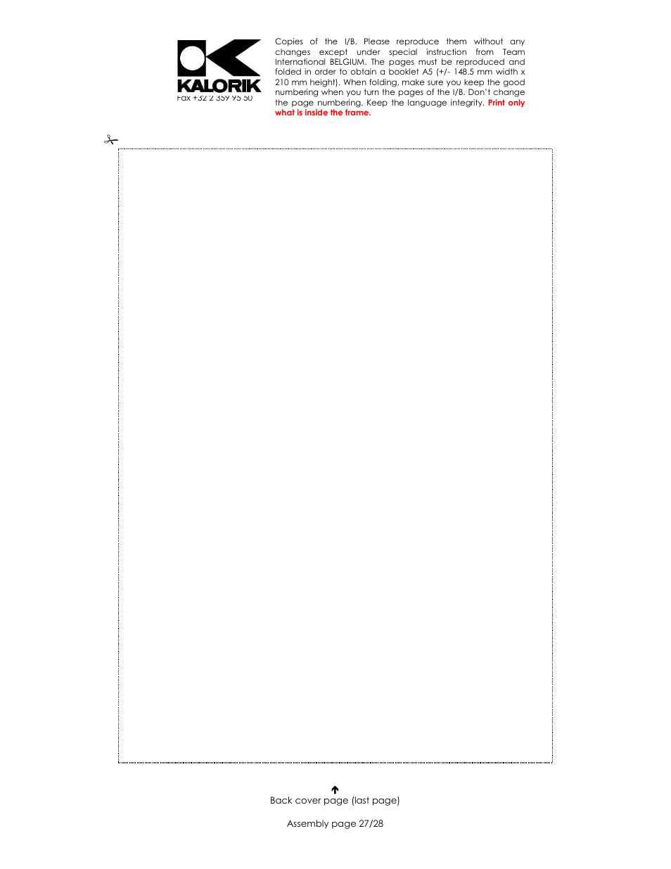 Kalorik USK MCH 33526 User Manual | Page 27 / 28
