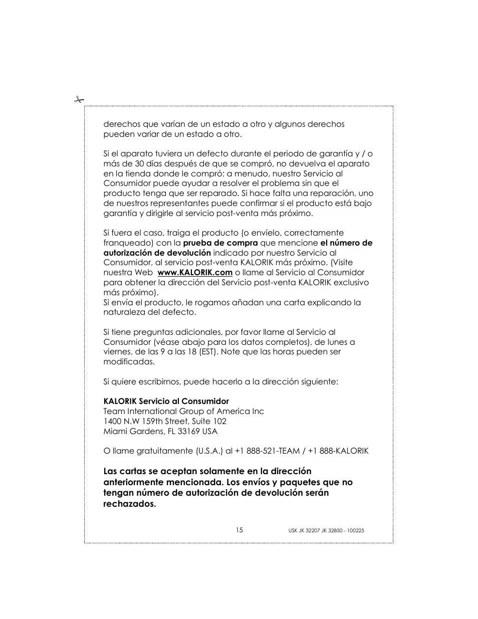Kalorik USK JK 32207 User Manual | Page 15 / 24
