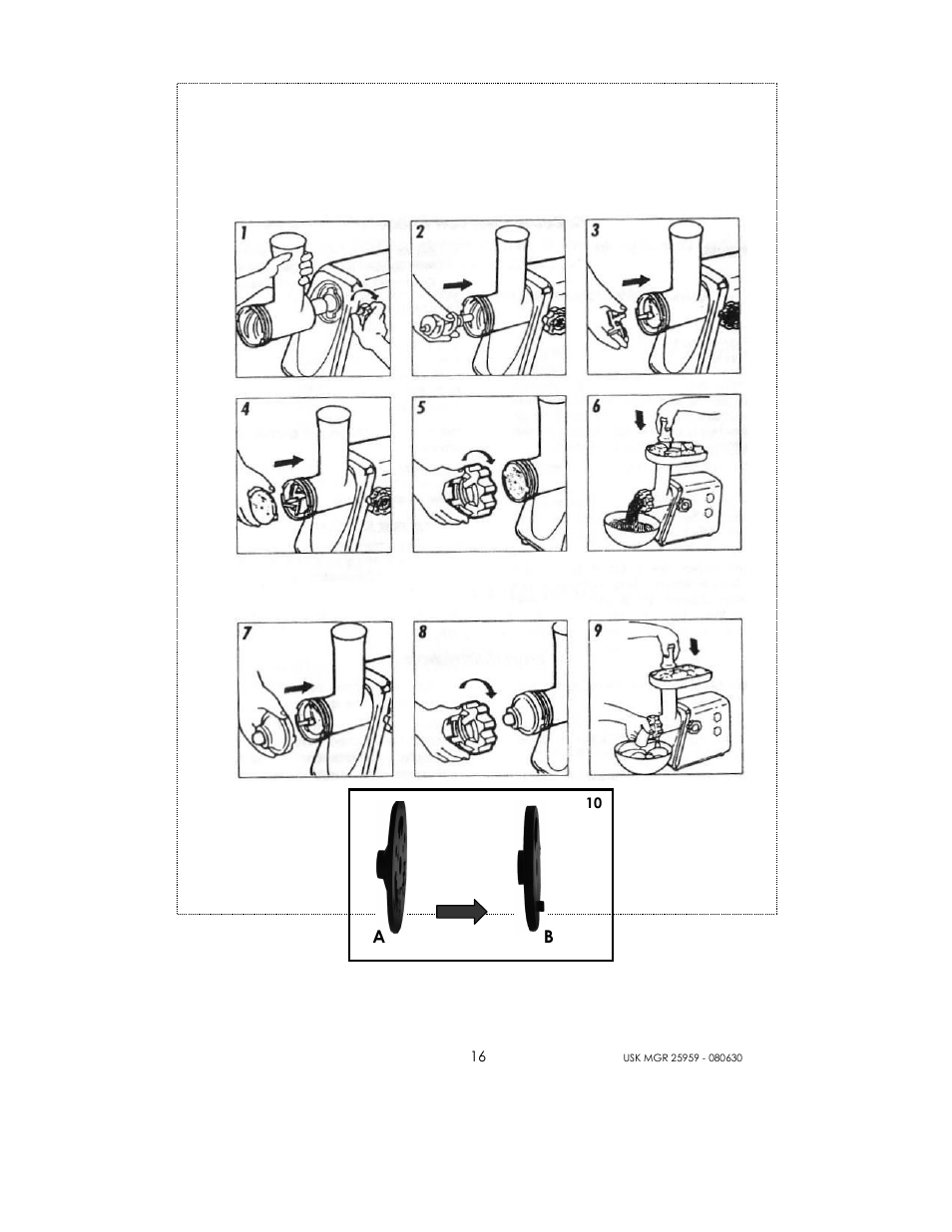 Kalorik USK MGR 25959 User Manual | Page 16 / 24