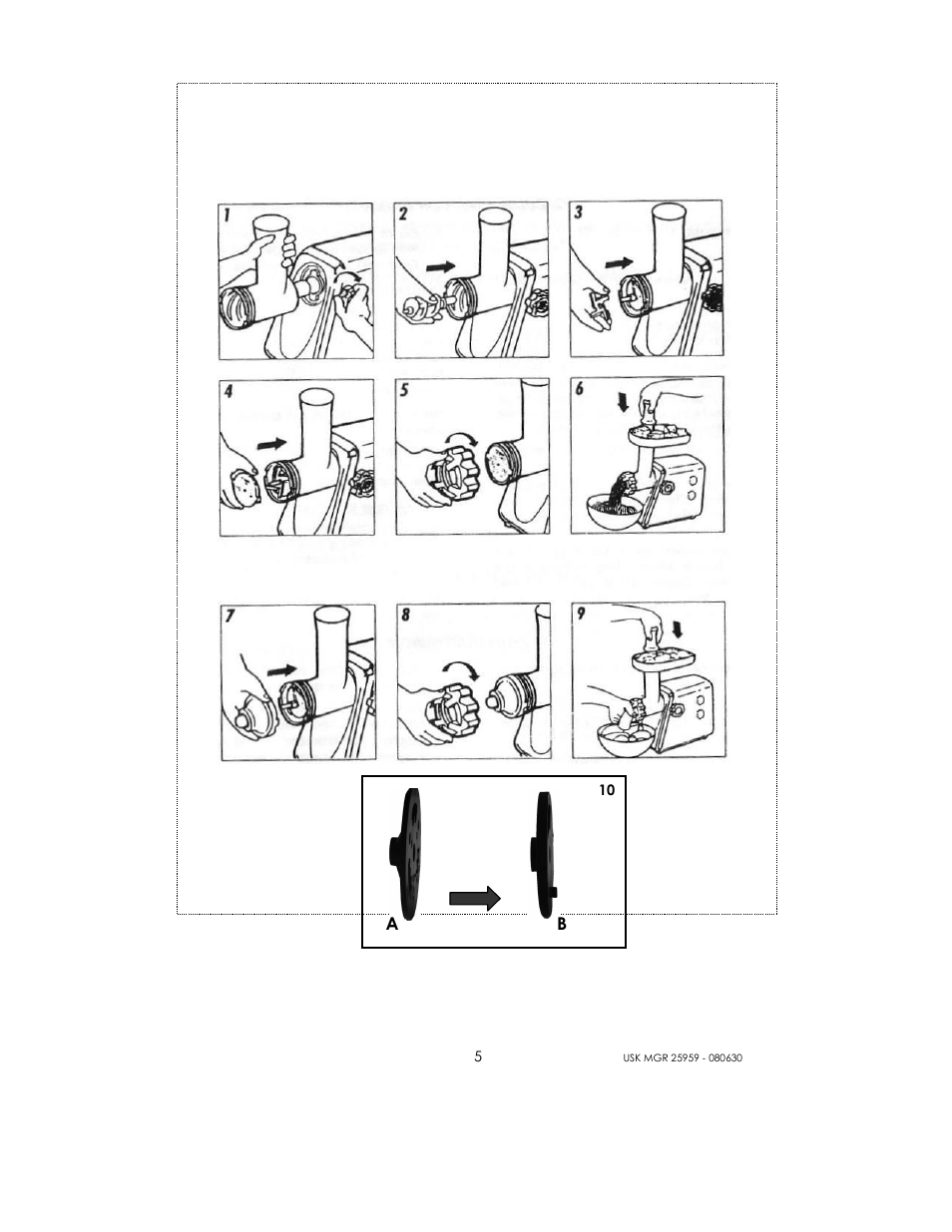 Kalorik USK MGR 25959 User Manual | Page 5 / 24