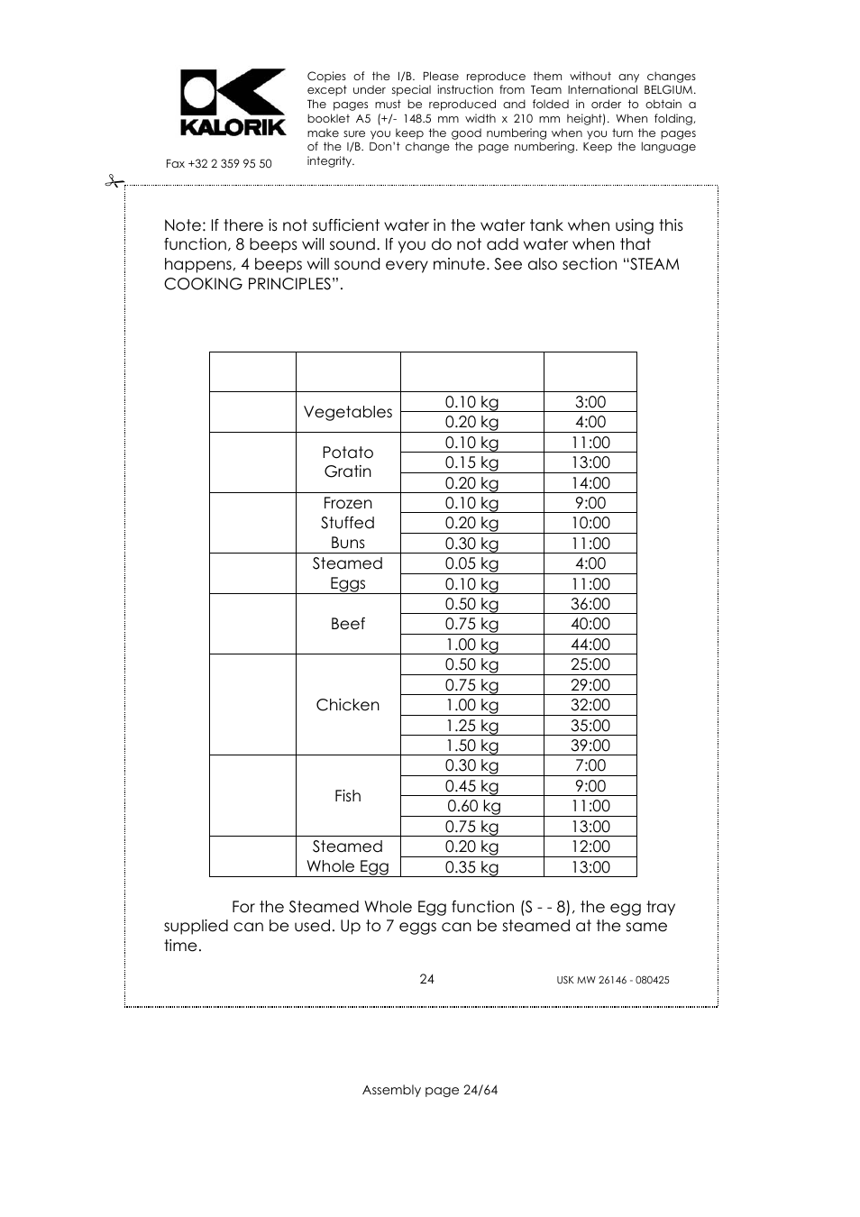 Kalorik USK MW 26146 User Manual | Page 24 / 64