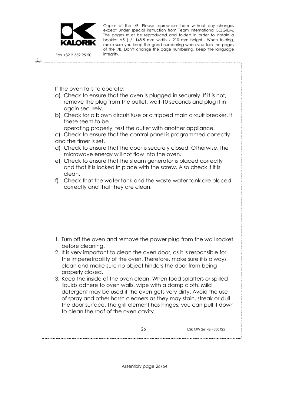 Kalorik USK MW 26146 User Manual | Page 26 / 64