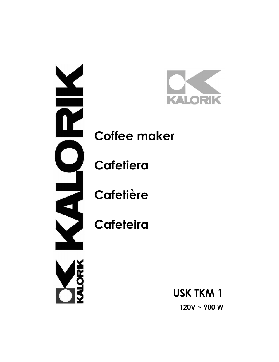 Kalorik USK TKM 1 User Manual | 24 pages