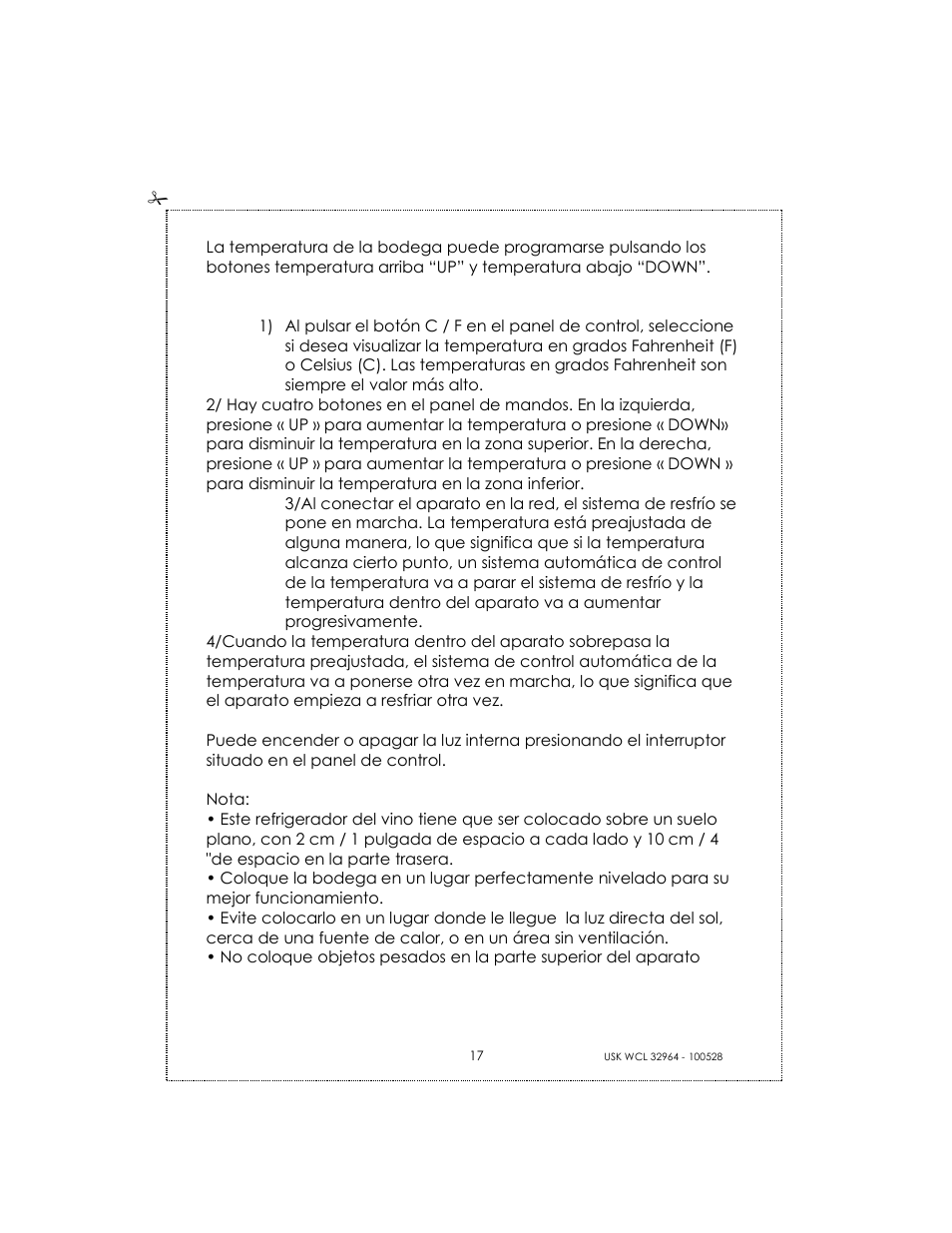 Kalorik BODEGA USK WCL 32964 User Manual | Page 17 / 24