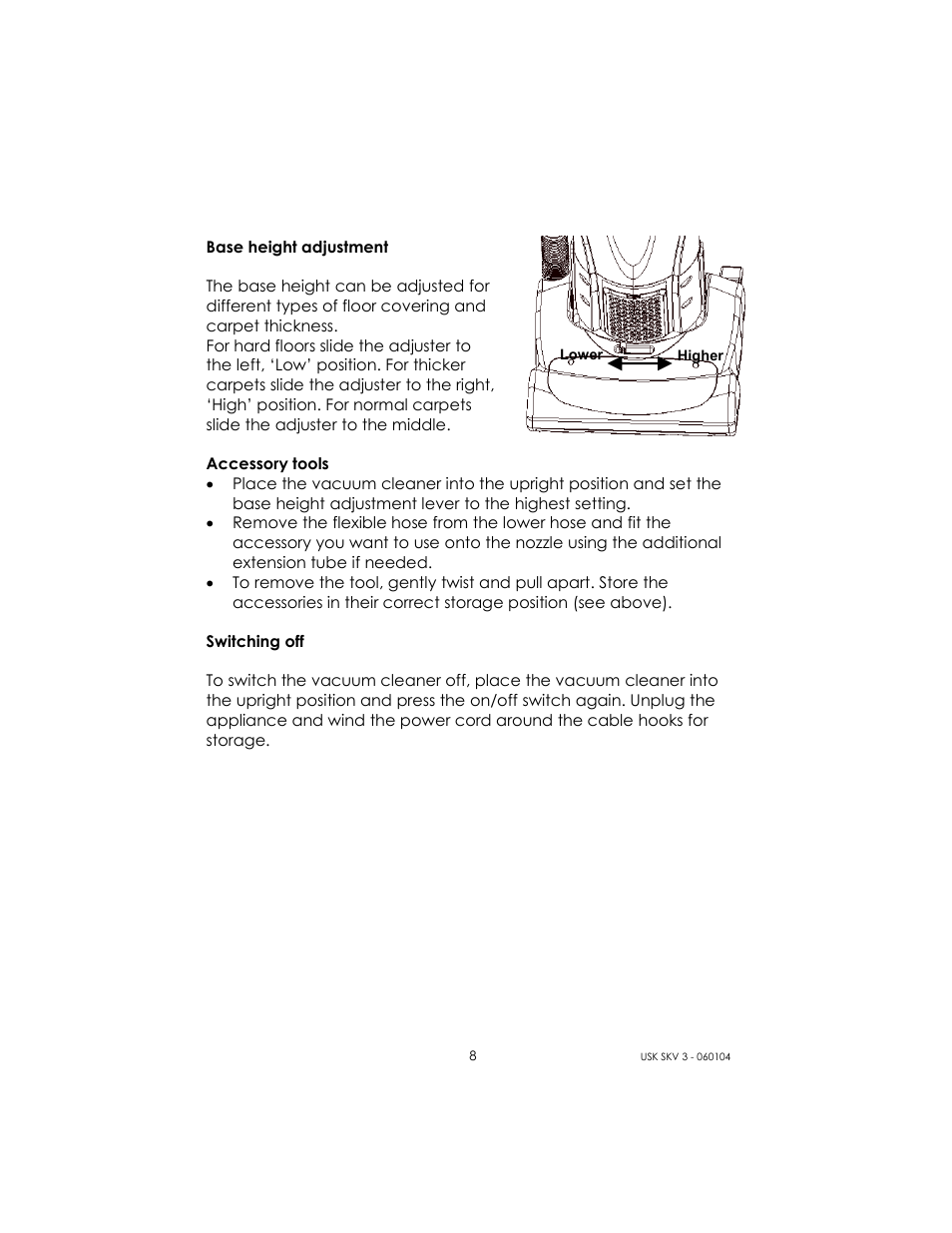 Kalorik USK SKV 3 User Manual | Page 8 / 9