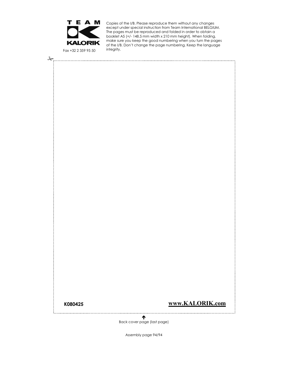 Kalorik MICROONDAS USK MW 26146 User Manual | Page 94 / 94