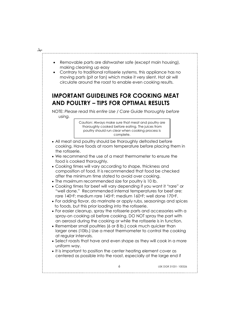 Kalorik USK DGR 31031 User Manual | Page 6 / 16